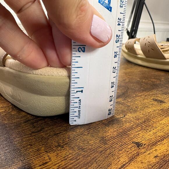 SAS Size 8 Sandals Duo Quarter Strap Narrow Width Tripad Comfort Warm Stone Tan - Picture 13 of 14